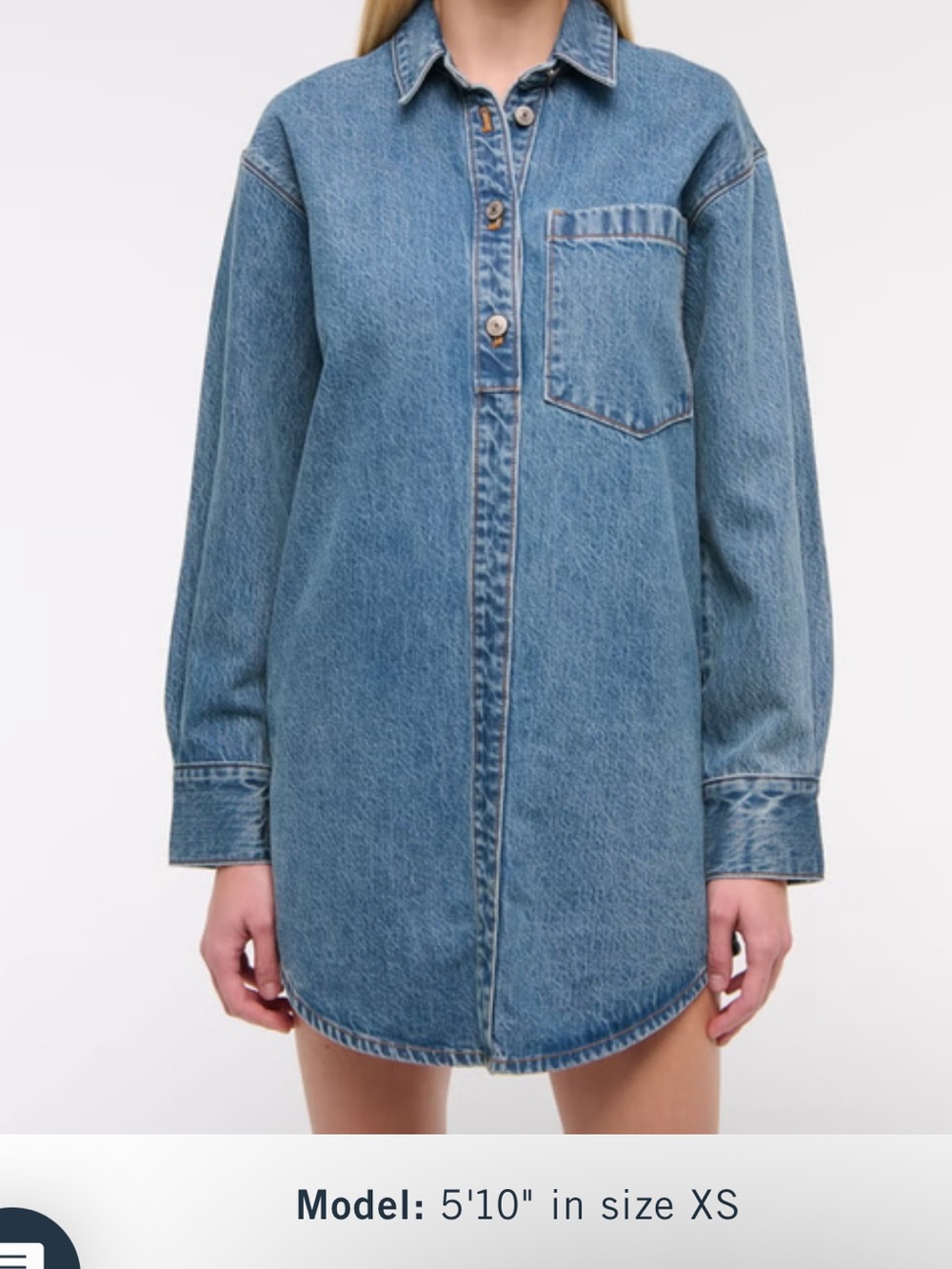Abercrombie & Fitch | Denim Dress | XXSP